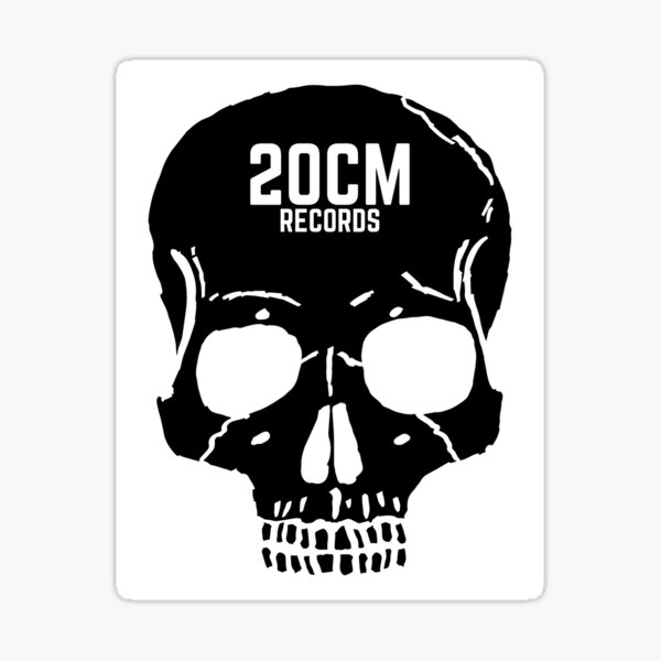 New arrival posture Seem Skull 20CM Records" Sticker for Sale by Parazitii | Redbubble