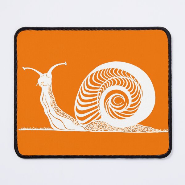 Item preview, Snail in Grass | Mollusk Design designed and sold by Monochromatics by Corie Mae Dark.