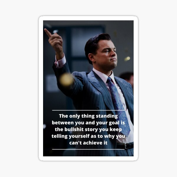 Produits Sur Le Theme Le Loup De Wall Street Citation Redbubble