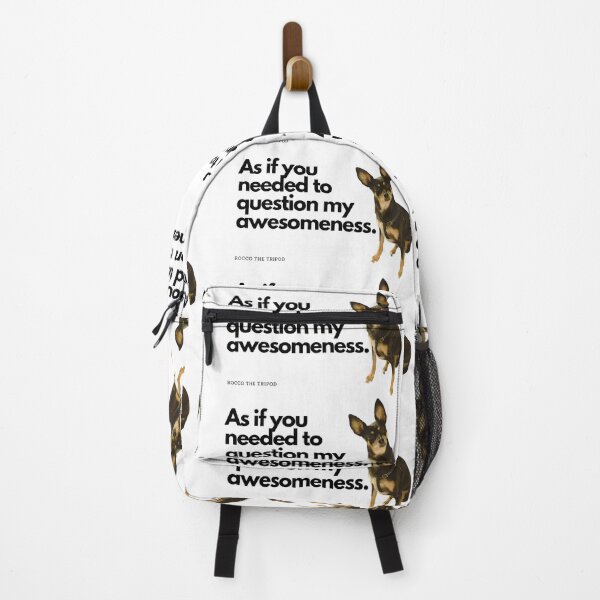 Item preview, Tripod Rescue Dog Tilting His Head With A Quote  designed and sold by Happykale.