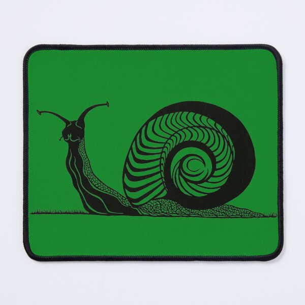 Item preview, Snail in Grass | Mollusk Design designed and sold by Monochromatics by Corie Mae Dark.