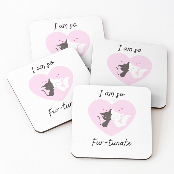 Item preview, I am so fur-tunate cat love designed and sold by Ahmer Qureshi.