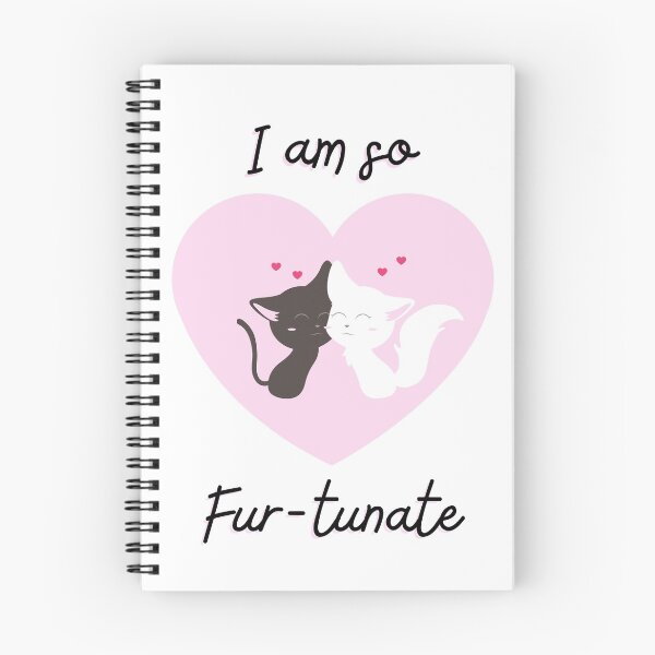 Item preview, I am so fur-tunate cat love designed and sold by Ahmer Qureshi.