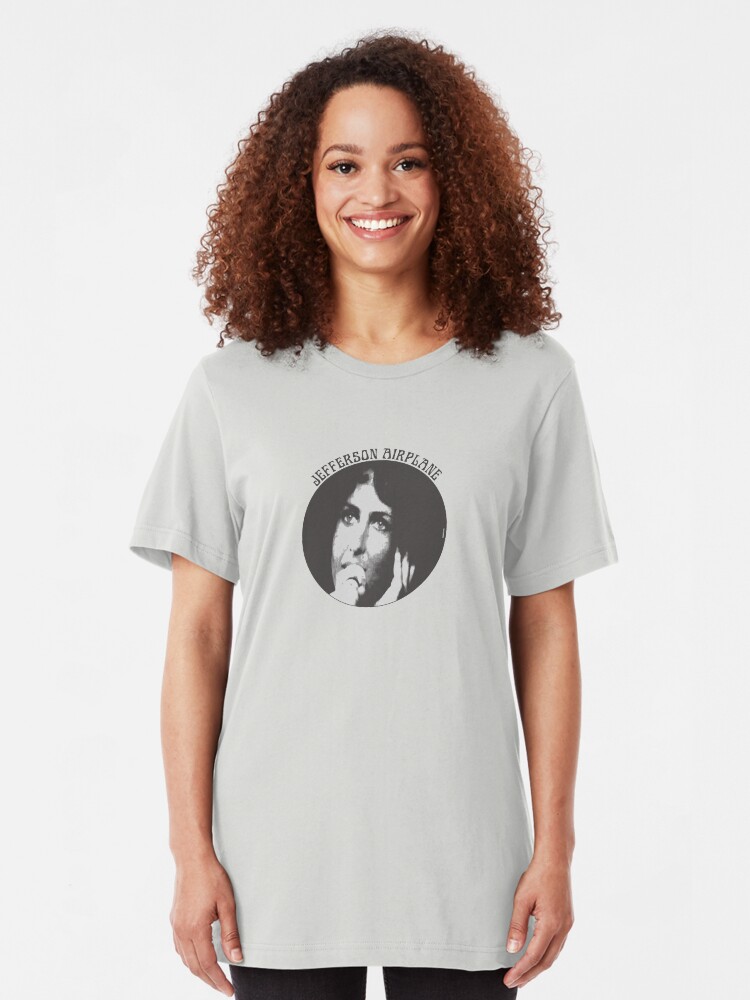 Alternate view of Jefferson Airplane (Grace Slick) Slim Fit T-Shirt