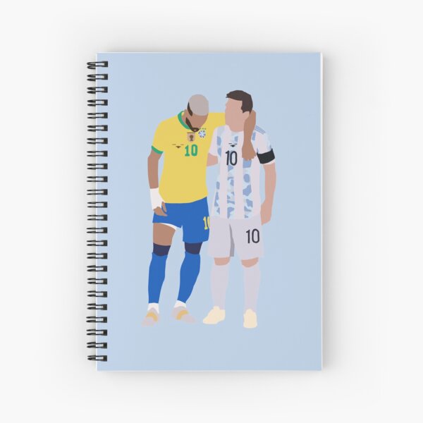 Neymar Jr- Brazil Legend Spiral Notebook for Sale by