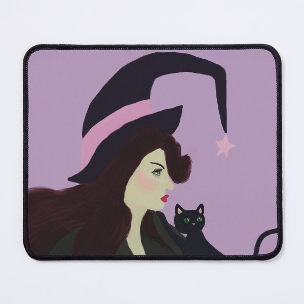 Item preview, Witch & black cat designed and sold by LisaEnchanted.