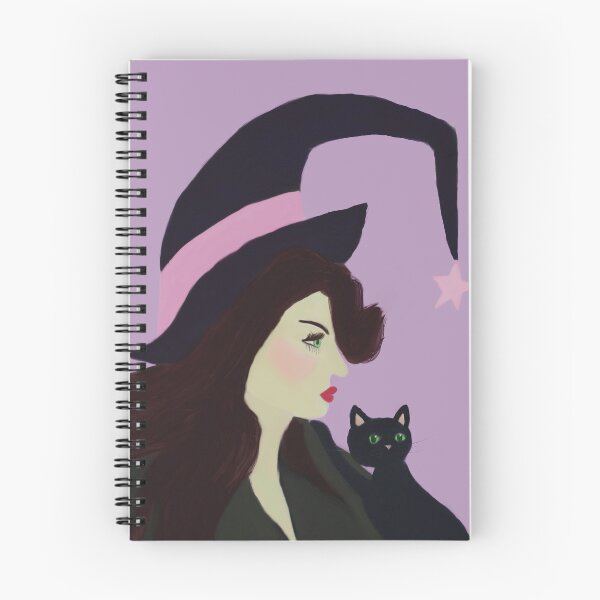 Item preview, Witch & black cat designed and sold by LisaEnchanted.