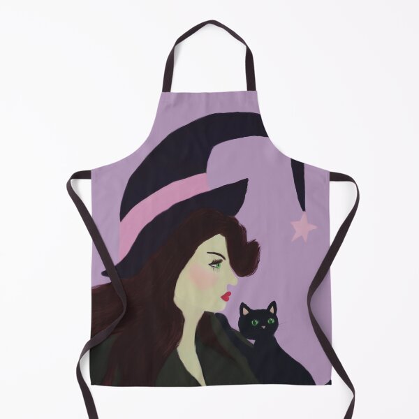 Item preview, Witch & black cat designed and sold by LisaEnchanted.