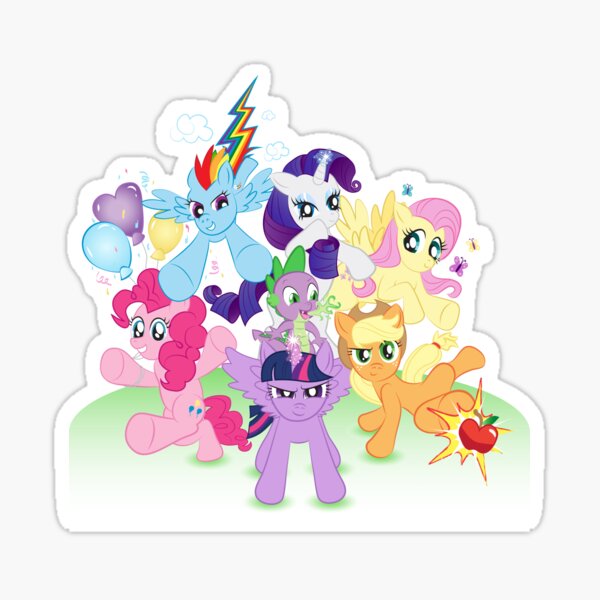 Item preview, My Little Pony - The Mane 6 designed and sold by LunaAndromeda.