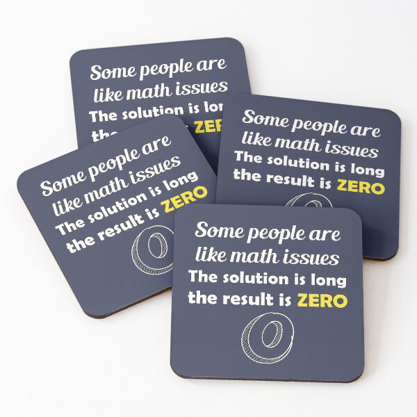 Item preview, Some people are like maths issues, the solution is Long and the result zero, Awesome gift for your friends and family    designed and sold by abdelhak2005.