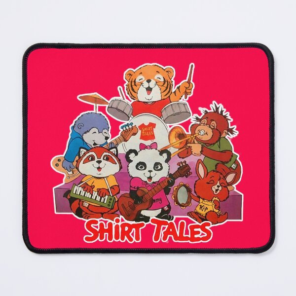 Item preview, The Shirt Tales Retro 80s Band Tribute designed and sold by 90snerd.