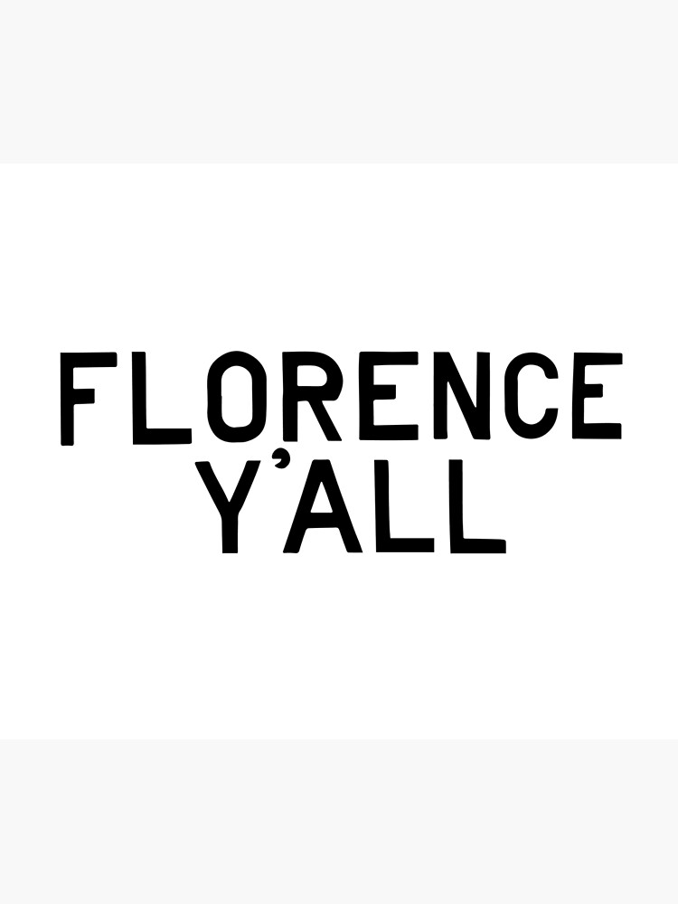 Florence Y'all Water Tower Attack Art Print