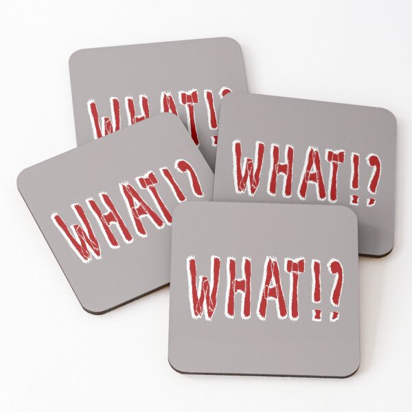 Item preview, WHAT!? - Fun Self Interruptive Design designed and sold by ThisNThatImages.