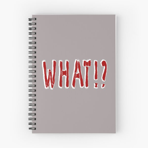 Item preview, WHAT!? - Fun Self Interruptive Design designed and sold by ThisNThatImages.