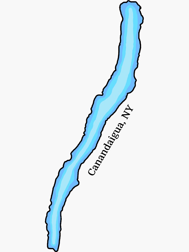"Canandaigua Lake" Sticker for Sale by mackennab Redbubble