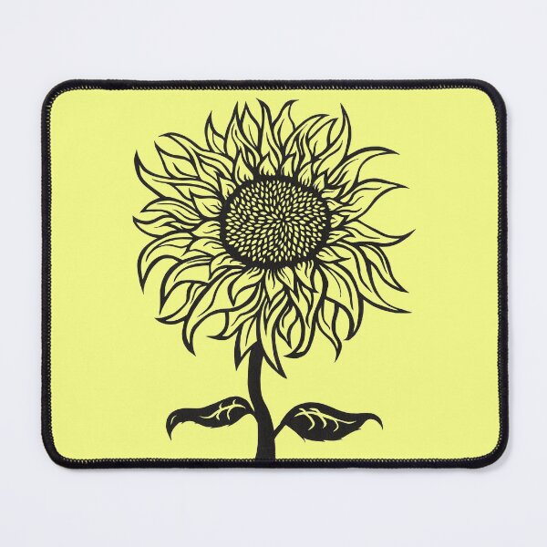 Item preview, Sunflower | Floral Design designed and sold by Monochromatics by Corie Mae Dark.