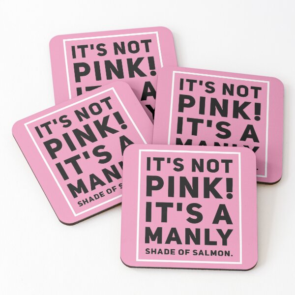 Item preview, it's not pink ! it's a manly shade of salmon. designed and sold by MK3DESIGN.