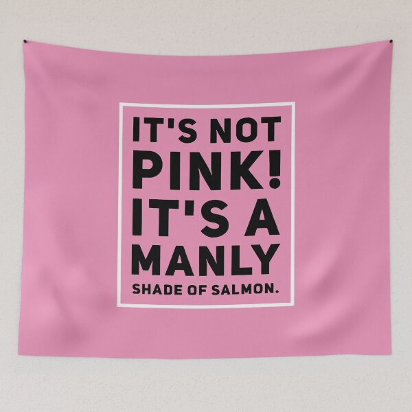 Item preview, it's not pink ! it's a manly shade of salmon. designed and sold by MK3DESIGN.