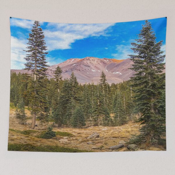 Item preview, Bunny Flat Trailhead on Mount Shasta in McCloud, California designed and sold by HodlinHippie.