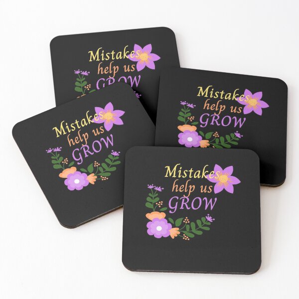 Item preview, MISTAKES HELP US GROW designed and sold by Clurixious.