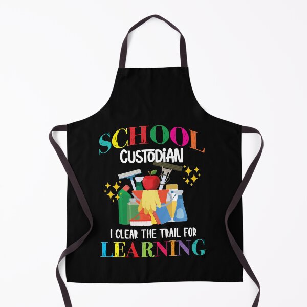 Item preview, School Custodian Clear Trail Learning - Janitor Appreciation designed and sold by Dressed For  Duty.