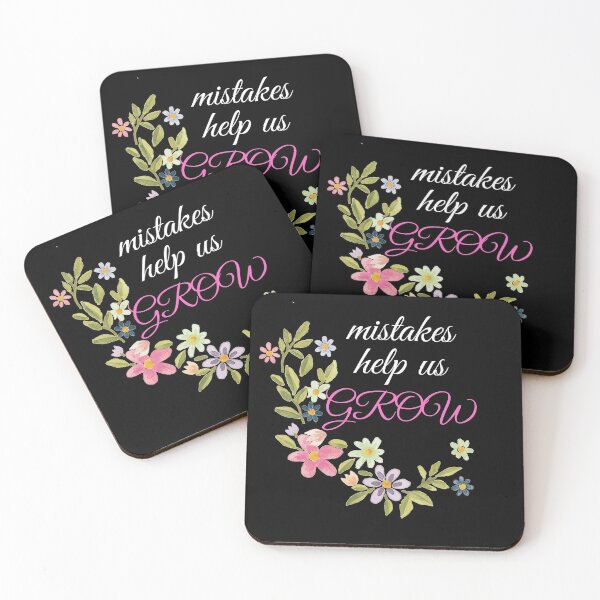 Item preview, MISTAKES HELP US GROW designed and sold by Clurixious.
