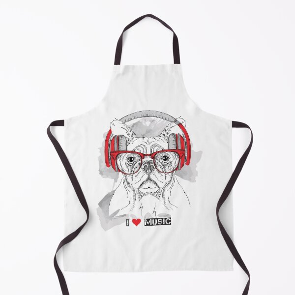 Item preview, FRENCH BULLDOGS LOVE MUSIC designed and sold by norben121.