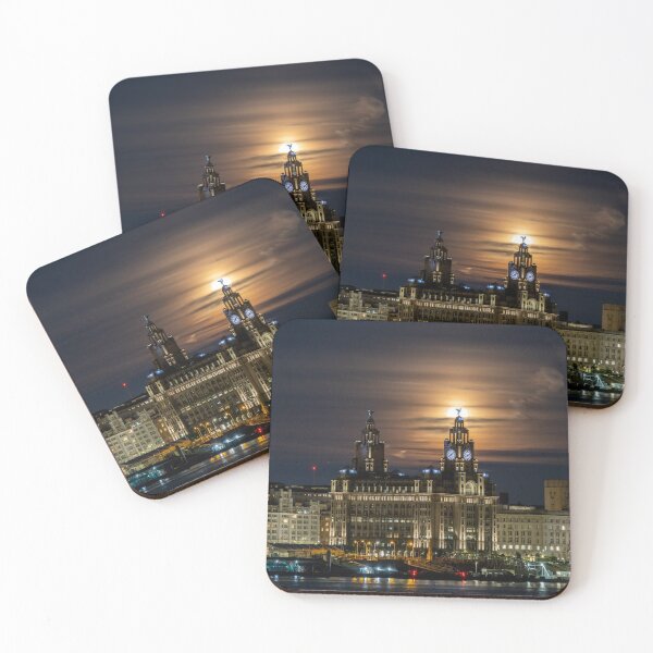 Item preview, Moonrise over Liverpool designed and sold by Dominic Shaw-McIver.