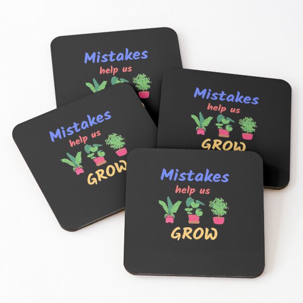 Item preview, MISTAKES HELP US GROW designed and sold by Clurixious.