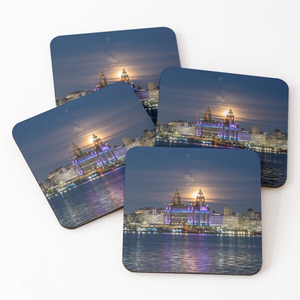 Item preview, Moonrise over Liverpool designed and sold by Dominic Shaw-McIver.