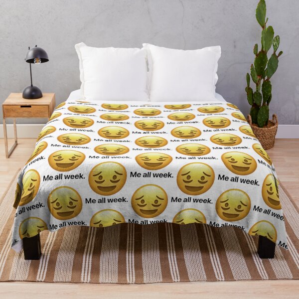 Item preview, Emotionally exhausted. Me all week. Smile but dead inside. designed and sold by TEDGLOBAL99.