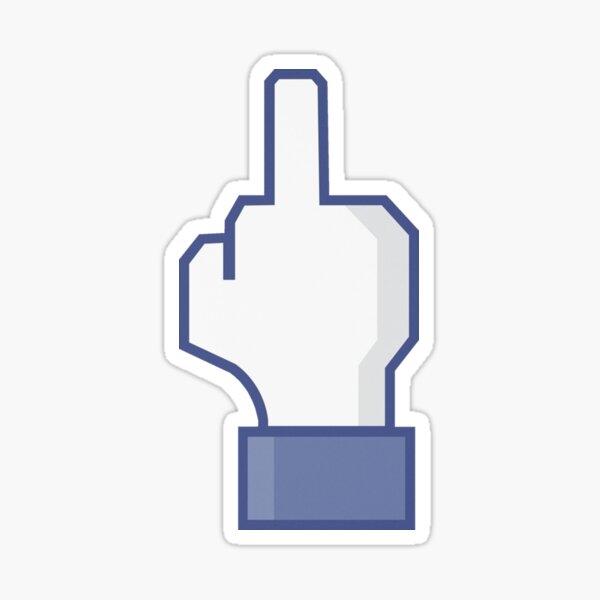 Facebook middle finger emoji  Sticker
