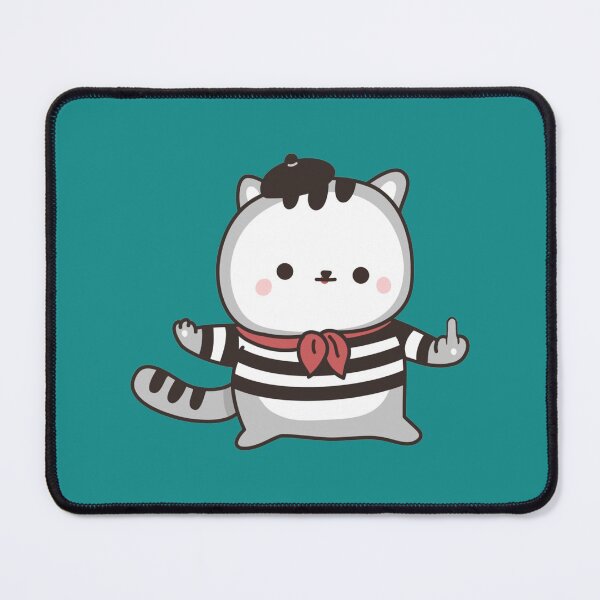 Item preview, french cute kawaiicat fuck off emoji  designed and sold by TEDGLOBAL99.
