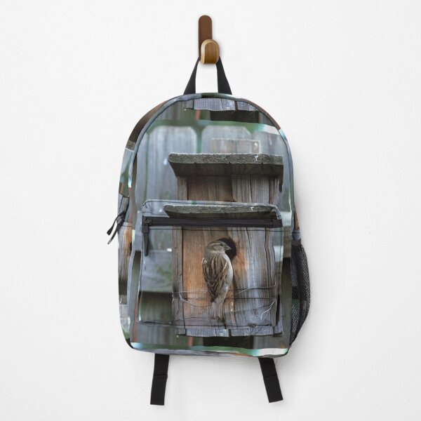 Item preview, House Sparrow Returns Home designed and sold by Bill Spengler's Photographic Thoughts.