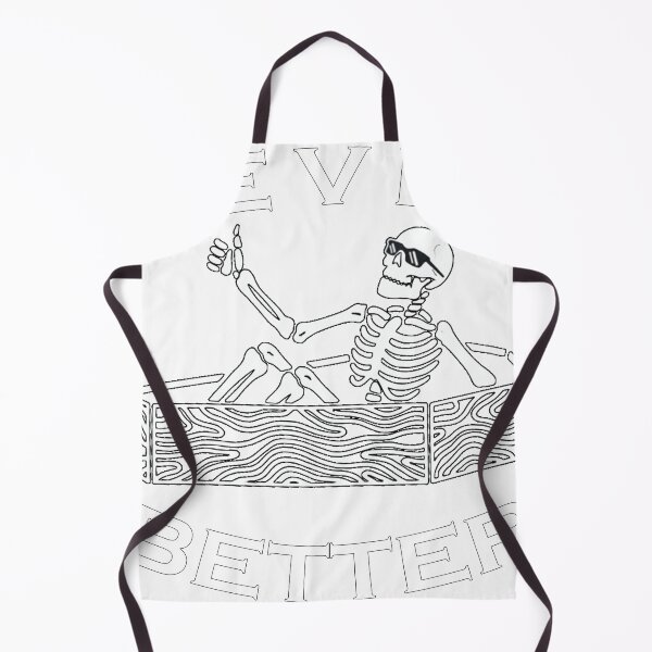 Item preview, never better skeleton skull halloween party skulls designed and sold by Sun Rise.