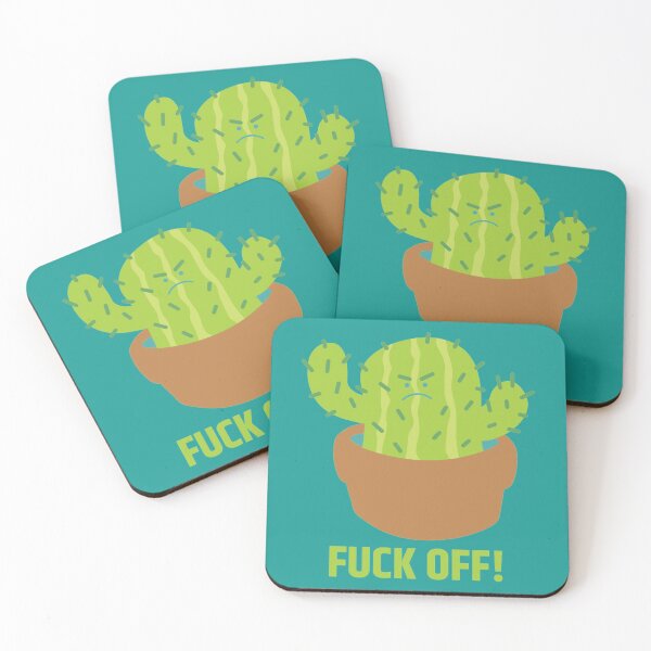 Item preview, Fuck off Angry cactus   designed and sold by TEDGLOBAL99.