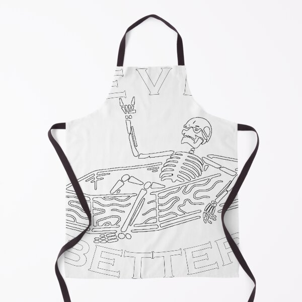 Item preview, never better skeleton skull halloween party designed and sold by Sun Rise.