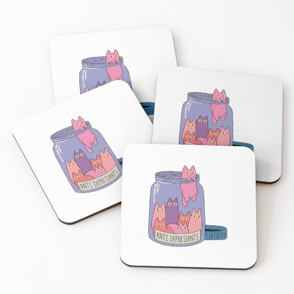 Item preview, Anti-depressant jar of cats designed and sold by Doctor Michaela.