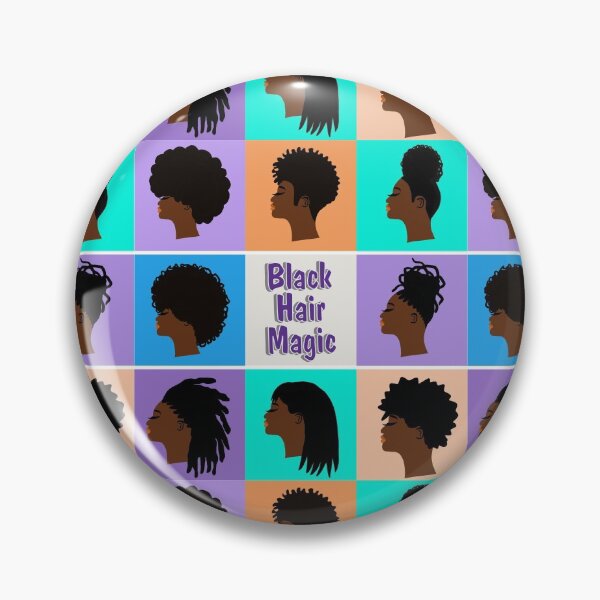 Item preview, African American Hair Magic Afro Locs Bun Hairstyles designed and sold by blackartmatters.