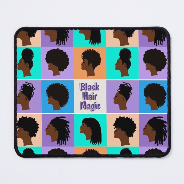 Item preview, African American Hair Magic Afro Locs Bun Hairstyles designed and sold by blackartmatters.