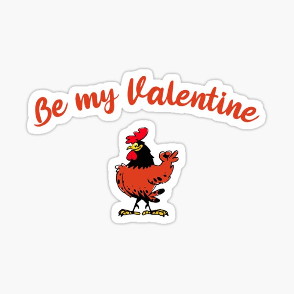 Be my Valentine Sticker
