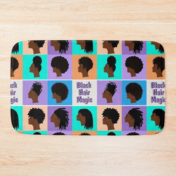 Item preview, African American Hair Magic Afro Locs Bun Hairstyles designed and sold by blackartmatters.