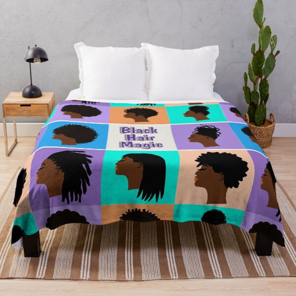 Item preview, African American Hair Magic Afro Locs Bun Hairstyles designed and sold by blackartmatters.