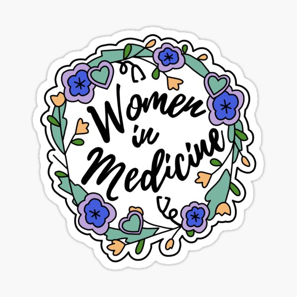 Women in medicine Sticker