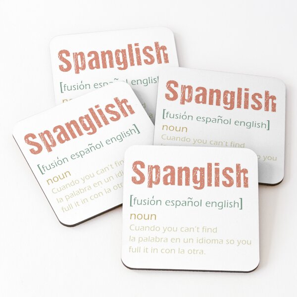 Item preview, Spanglish Latina Mexican Spanish Teacher Puerto Rico Chicana designed and sold by Dream-bubble.