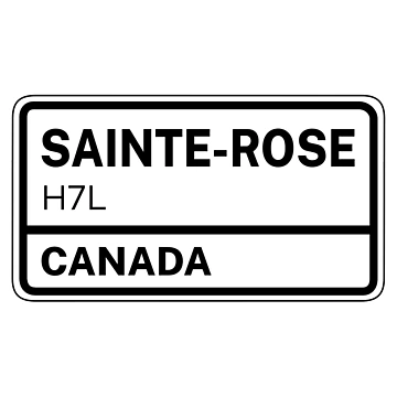 Artwork thumbnail, Sainte Rose H7L Zip Code by Rajadrone