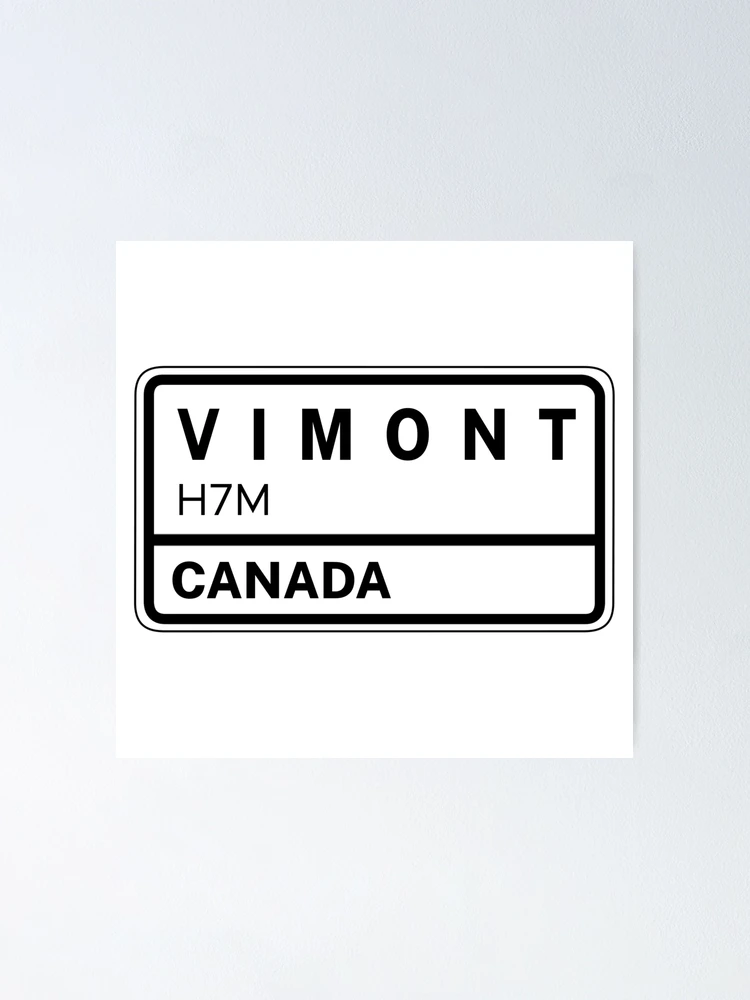 Thumbnail 1 of 3, Poster, Vimont H7M Zip Code designed and sold by Rajadrone.