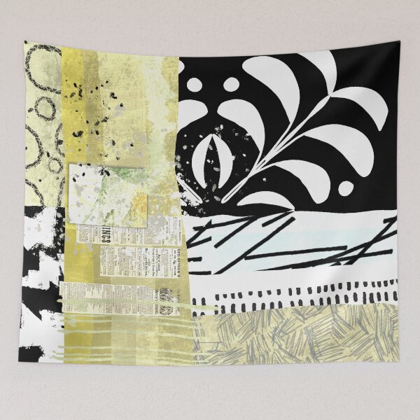Item preview, Textured Abstract Mixed Media Collage designed and sold by NancyMerkle.