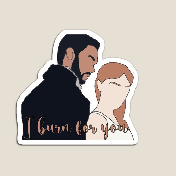 Aperçu de l'œuvre je brûle pour toi créée et vendue par konstantlytired.