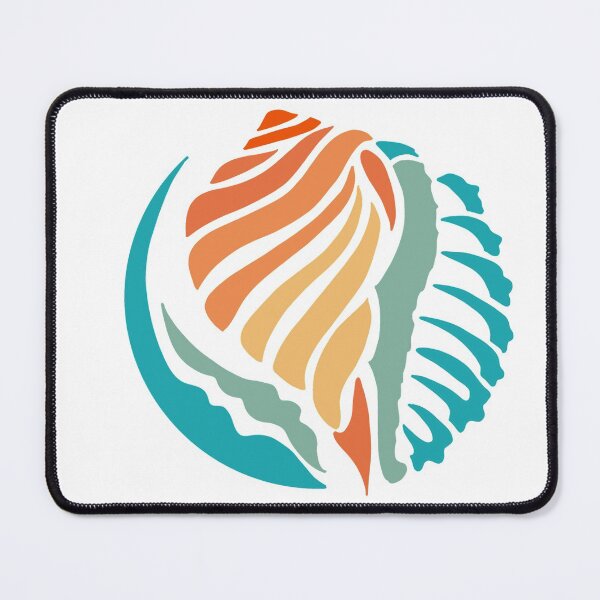Item preview, Tropical Colors Seashell Stencil  designed and sold by DigitalEffects.